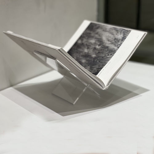 亚克力透明书架书籍展示支架艺术装饰架简易桌面杂志收纳架