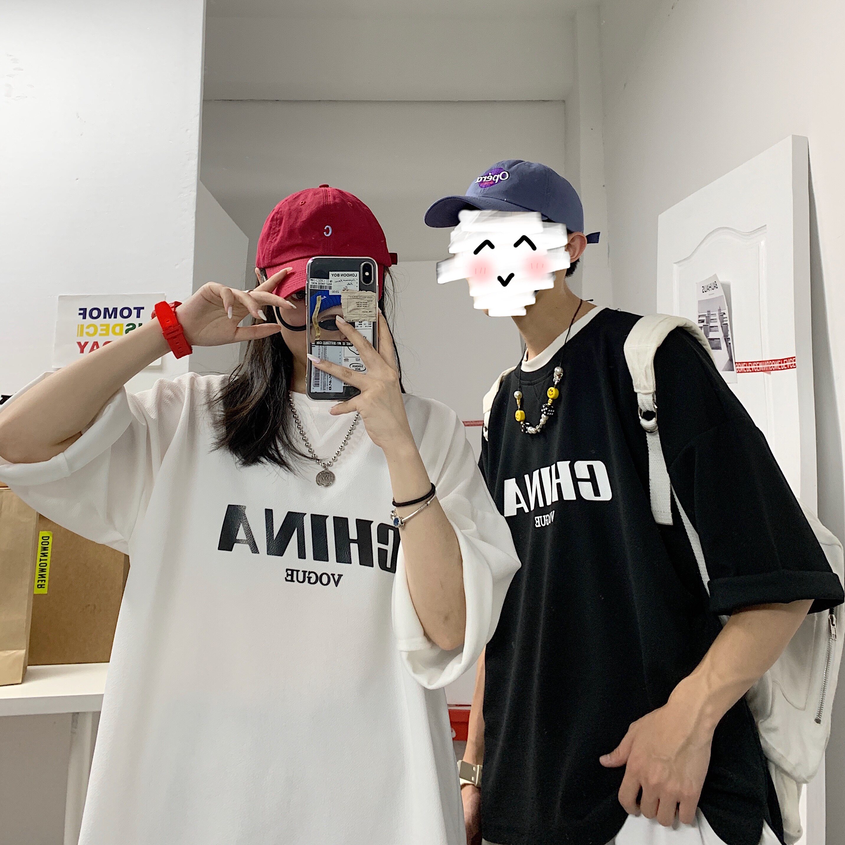 Q11001-P30 春夏季七分袖t恤男大码五分袖男短袖中袖 港风图片