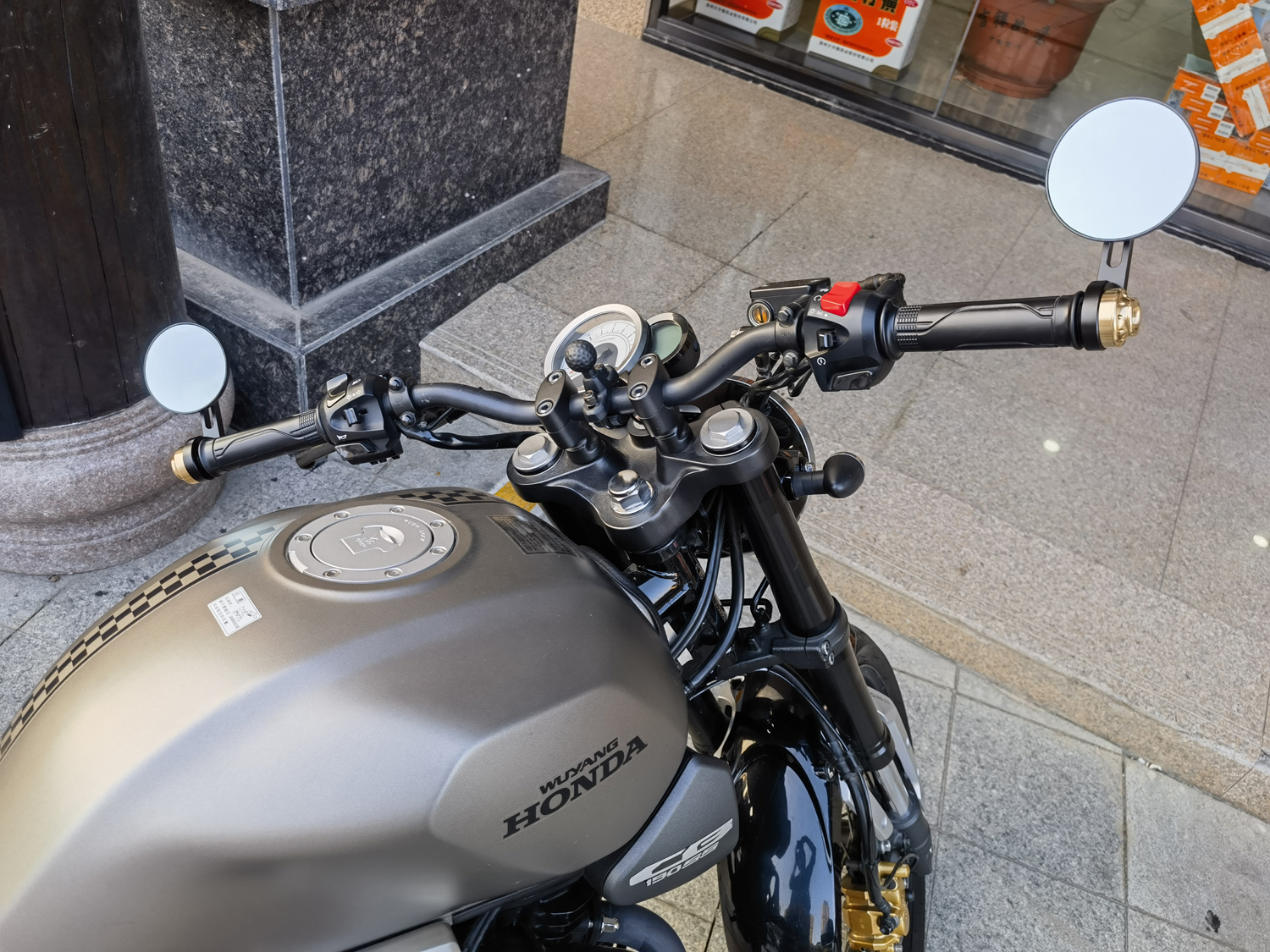 CM300CL300CB300R手把镜后视镜