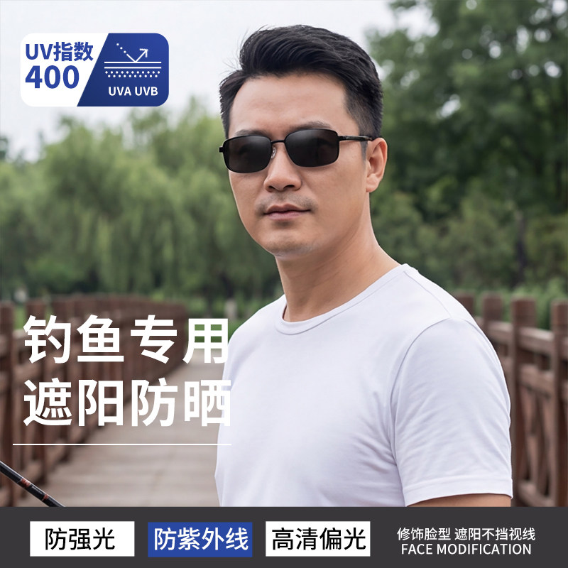高清日夜两用偏光墨镜开车钓鱼智能变色防远光灯男女防紫外线镜,ZIPPO/瑞士军刀/眼镜,太阳眼镜,淘宝优惠券,粉丝福利购,淘宝优惠卷