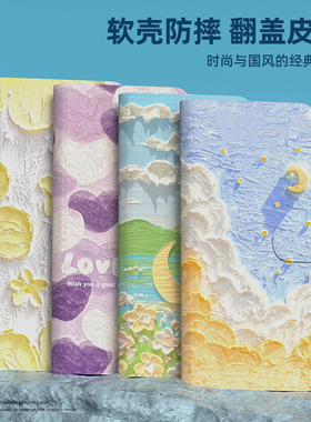 翻盖皮套适用realmeQ5手机壳油画真我x7pro高级感v25文艺v11s花朵x50pro插卡xt女x2保护套q2/q3t/v60女v30t