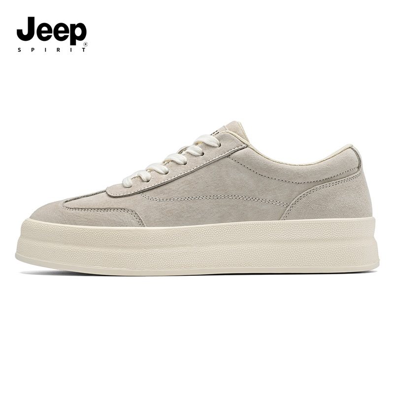 jeepspirit吉普男鞋2026春季新款男士休闲板鞋男款系带德训鞋子男,流行男鞋,德训鞋,淘宝优惠券,粉丝福利购,淘宝优惠卷