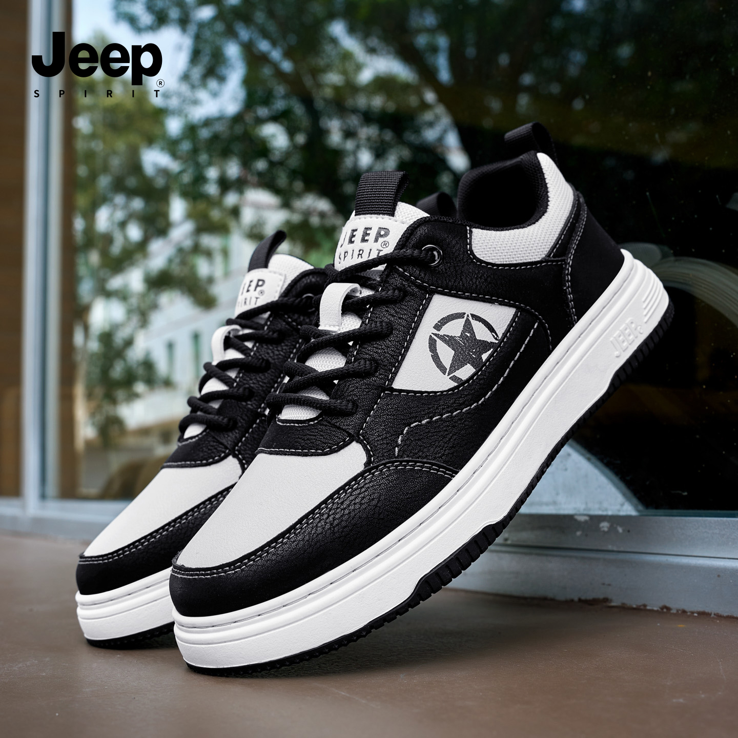 jeep吉普spirit男鞋经典板鞋