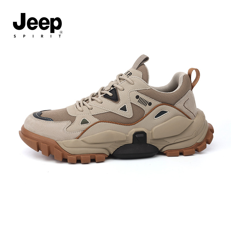 jeepspirit吉普男鞋老爹鞋男2026新款春季男款徒步鞋男士休闲鞋男,流行男鞋,老爹鞋,淘宝优惠券,粉丝福利购,淘宝优惠卷