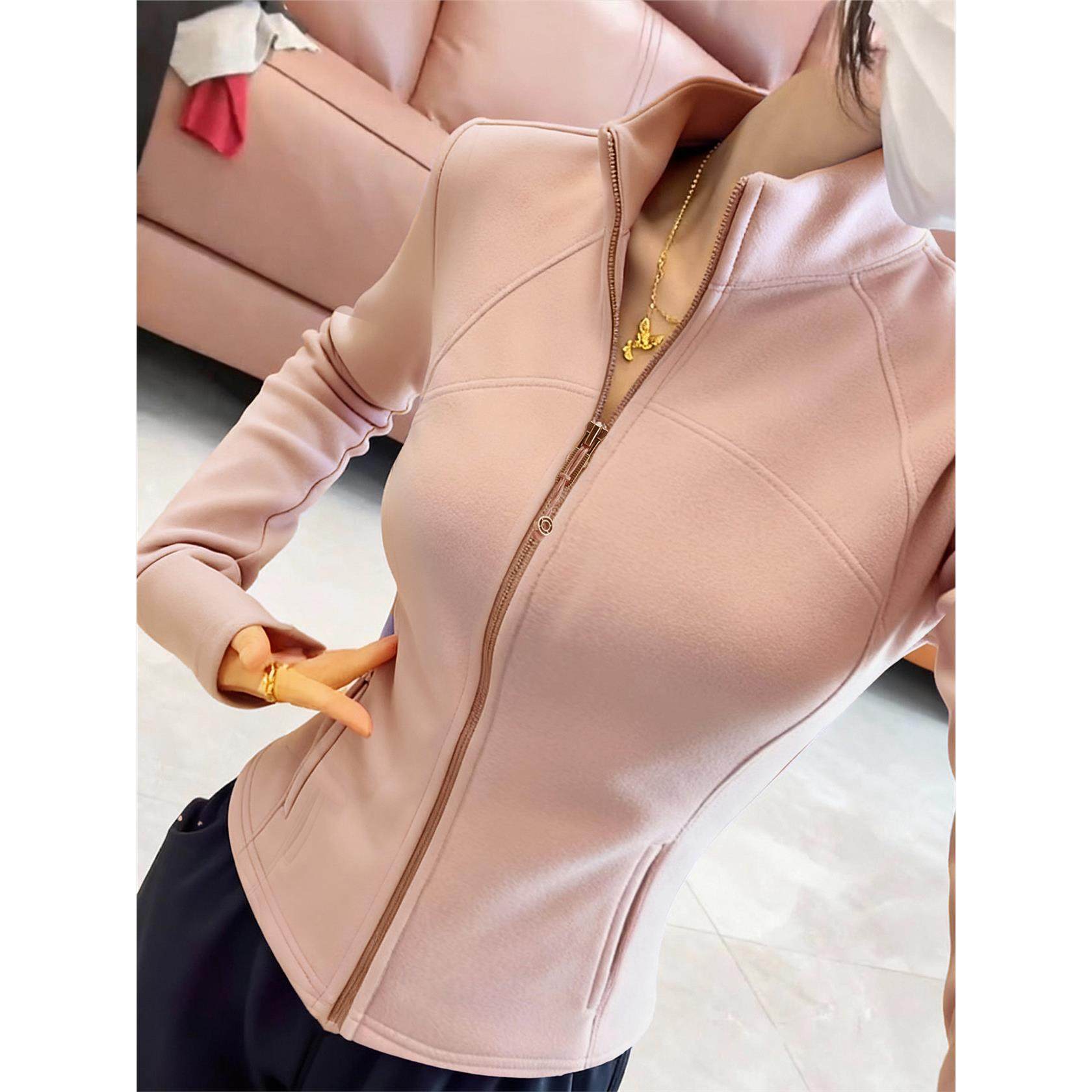 双面修身摇粒绒外套女冬季冲锋衣内胆内搭加绒加厚奥粒绒抓绒卫衣,个性定制/设计服务/DIY,棉服工装,淘宝优惠券,粉丝福利购,淘宝优惠卷