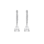 apm 女款 monaco 小巧水滴耳环银白色耳饰