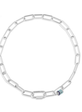 APMMonaco爱之锁链情侣项链嘻哈项链锁骨链生日礼物配饰