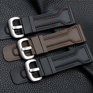 适配七个星期五手表带橡胶 Sevenfriday硅胶手表带柔软防水汗28mm