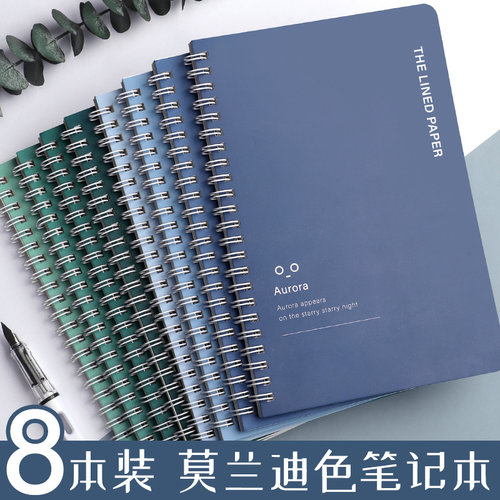 莫兰迪a5线圈本简约卡通