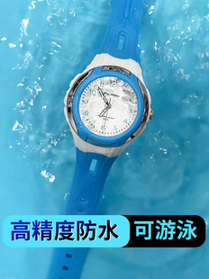儿童手表男孩小学生防水石英表男童女童女孩指针夜光男款男生腕表