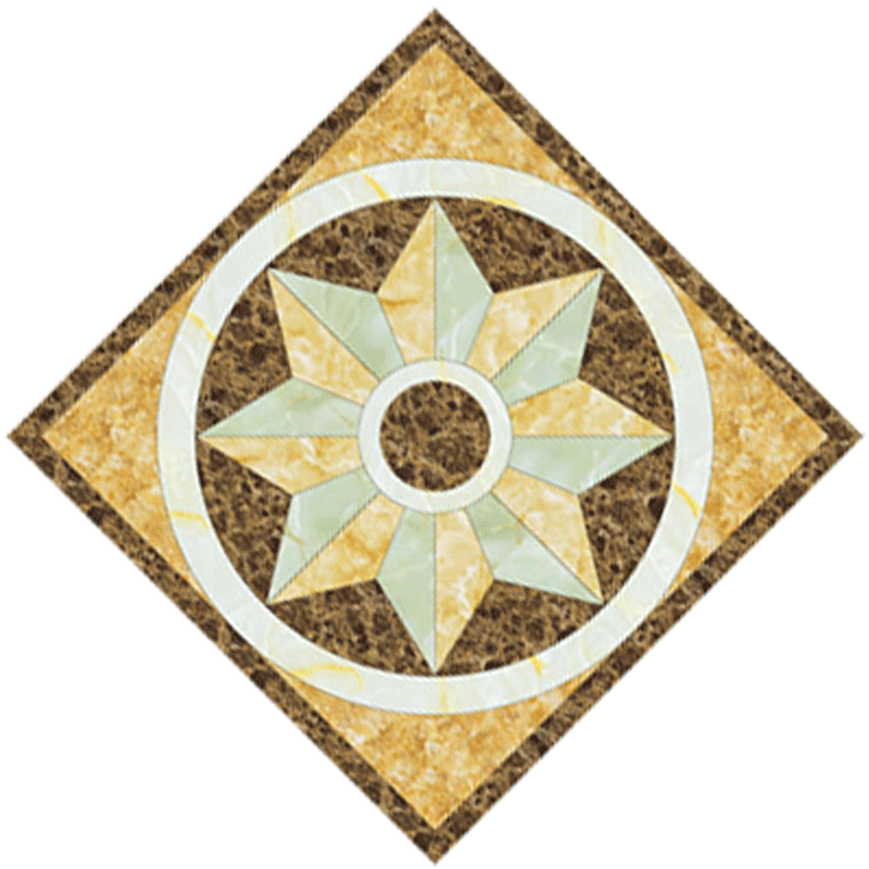 瓷砖贴纸对角贴地砖美缝装饰角花贴防水耐磨客厅餐厅地板贴自粘式