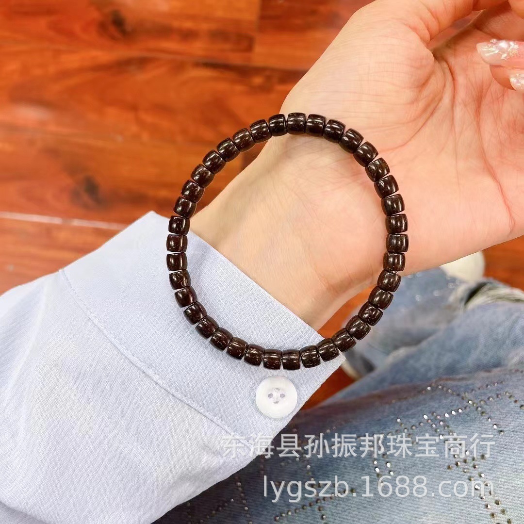 精挑印尼椰蒂佛珠椰壳手串手工