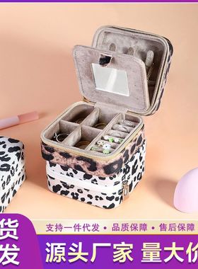 盒子发饰jewelrybox收纳盒迷你首饰家用古风手串绒布饰品礼物包装