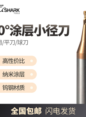 0.1 0.2 0.3 0.4 0.5 0.6 0.7 0.8钨钢合金60度微小径平铣刀 球刀