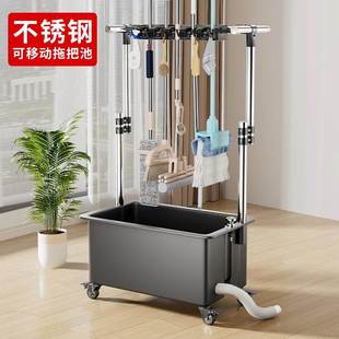 移动拖把池阳台高脚卫生间家用墩布池拖布池洗地盆水池水槽拖把桶