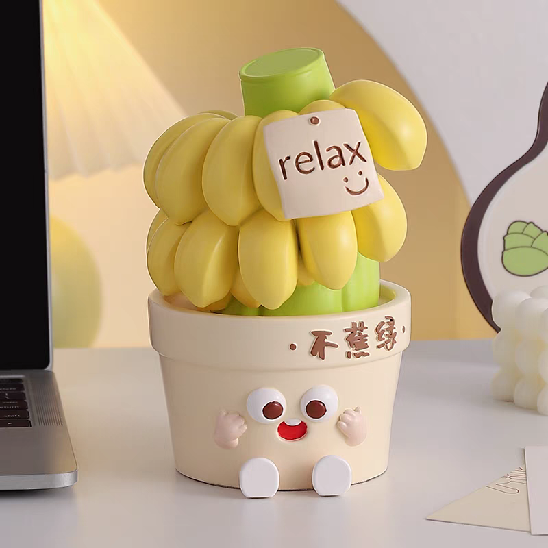 不焦虑摆件禁止焦虑办公桌治愈