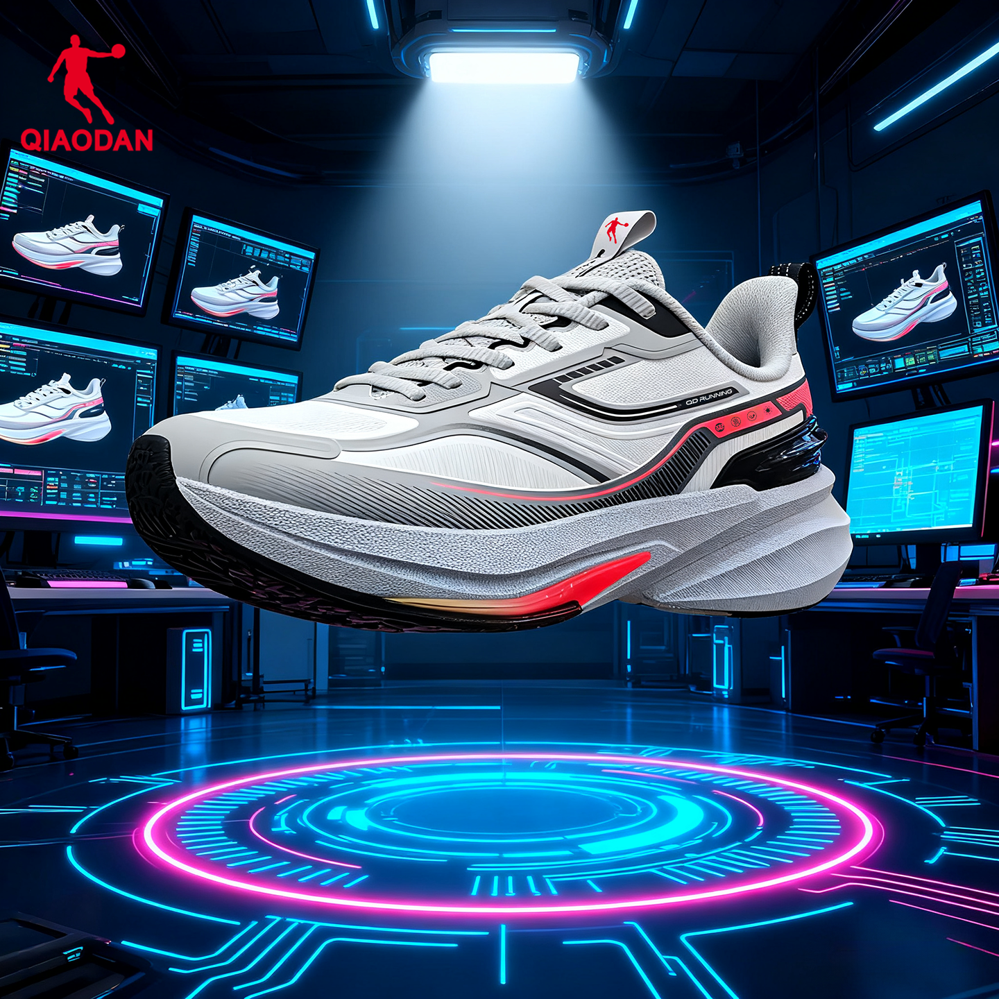 乔丹男跑步鞋2025年冬季新款【御程】防泼水商场同款QDB023254210