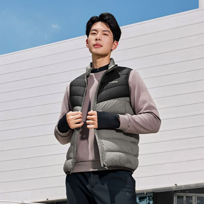 乔丹梭织羽绒男马甲2025年冬季新款运动休闲商场同款QDEKD3254110