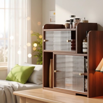 桌面置物架多层收纳架卧室桌上