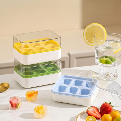 冰块模具食品级硅胶按压迷你冰格