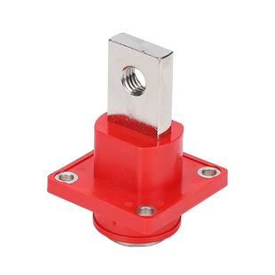 300A锂电池纯铜接线柱穿墙式大电流新能源储能全铜大电流电池端子