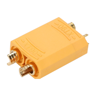 XT60PW 30DU 90 150公头母头锂电池连接器镀金香蕉插头航模电调机