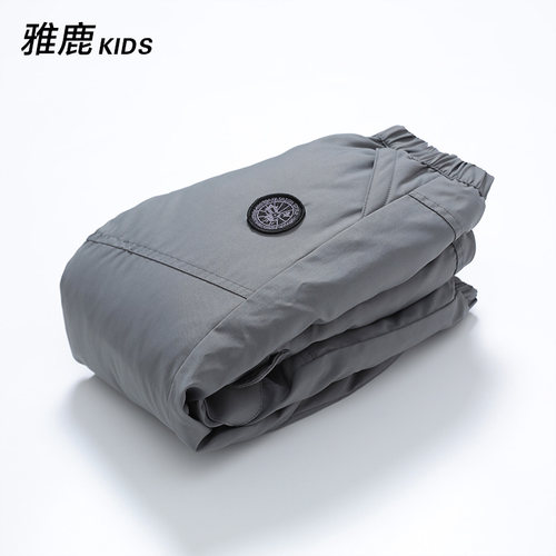 雅鹿儿童羽绒裤子男童婴儿小童