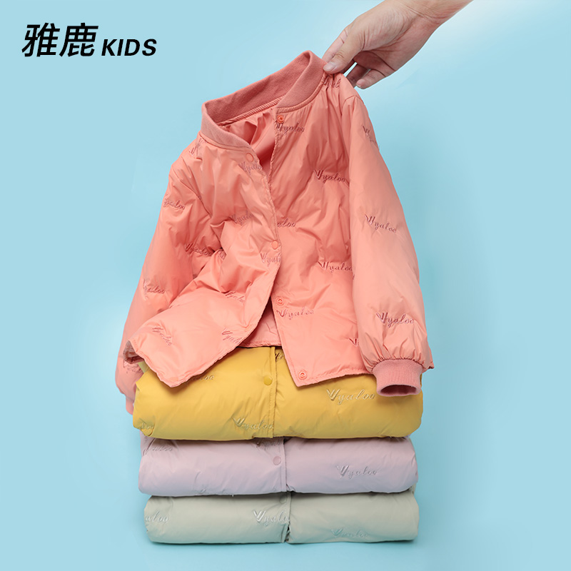 轻薄羽绒服内胆雅鹿儿童小童