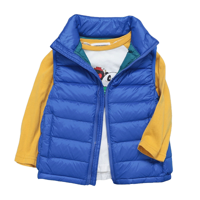 雅鹿中大童外穿秋冬季羽绒马甲