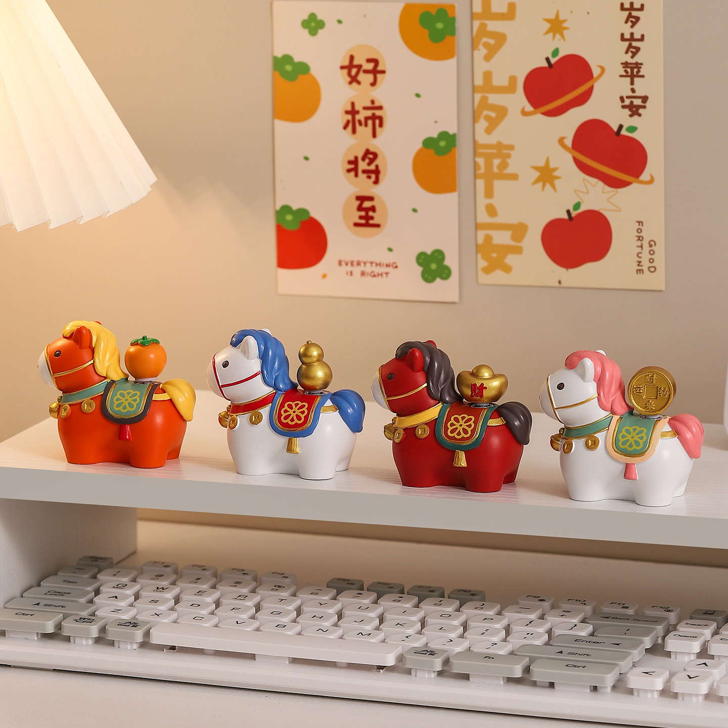 2026马年祝福小摆件马上发财桌面旋转解压治愈装饰品可爱生日礼物,家居饰品,装饰摆件,淘宝优惠券,粉丝福利购,淘宝优惠卷