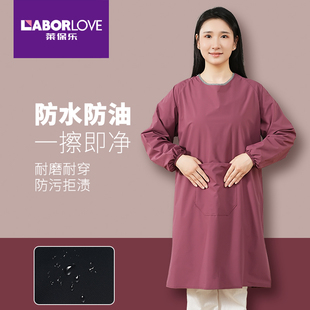 新款 耐磨工作服男女耐脏 防水防油罩衣长袖