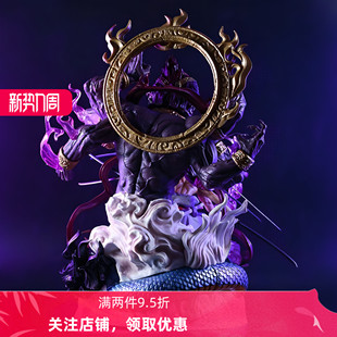 海贼王动漫GK模型手办九刀流鬼气阿修罗索隆大型雕像摆件