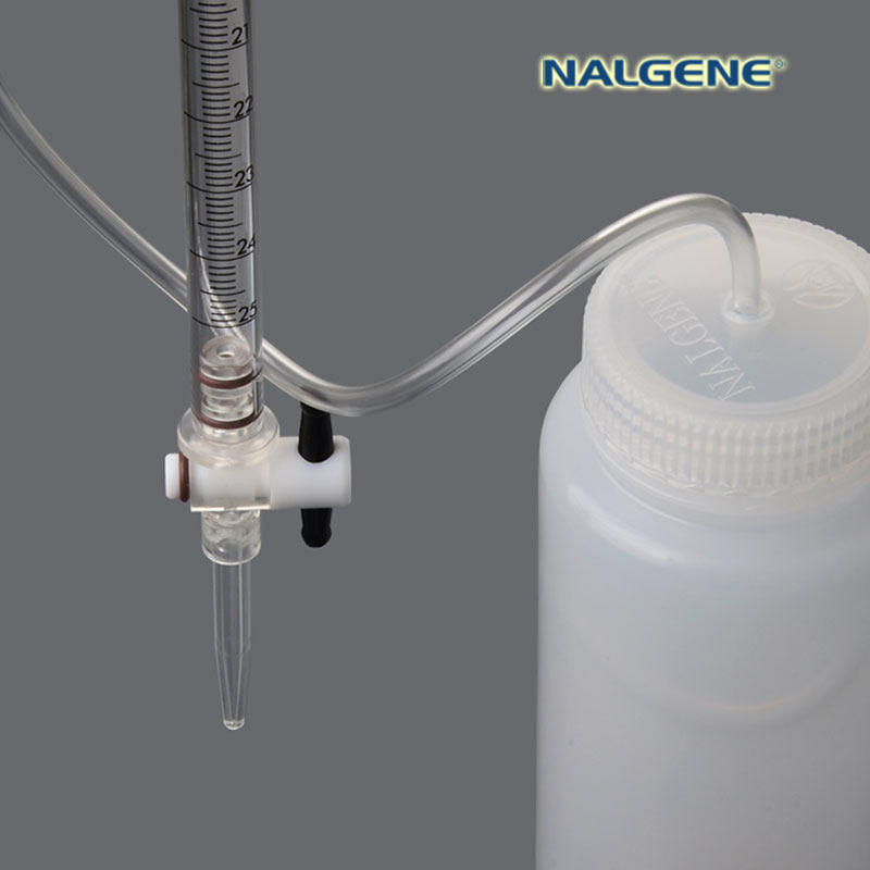 nalgene塑料自动回零滴定管25/50ml防碎自动归零滴瓶3640-0025/50
