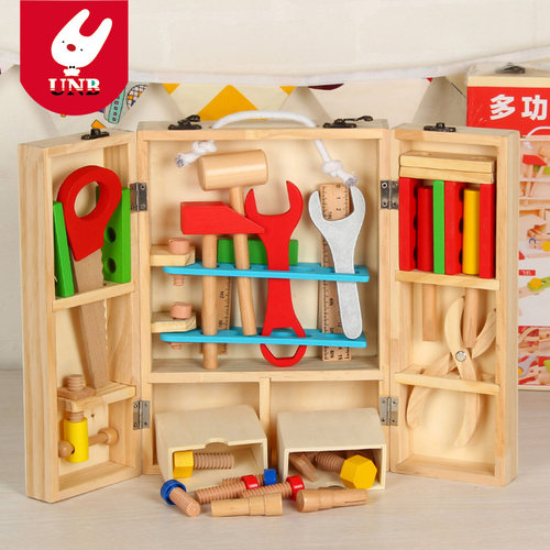 木质螺母组合仿真过家家益智玩具