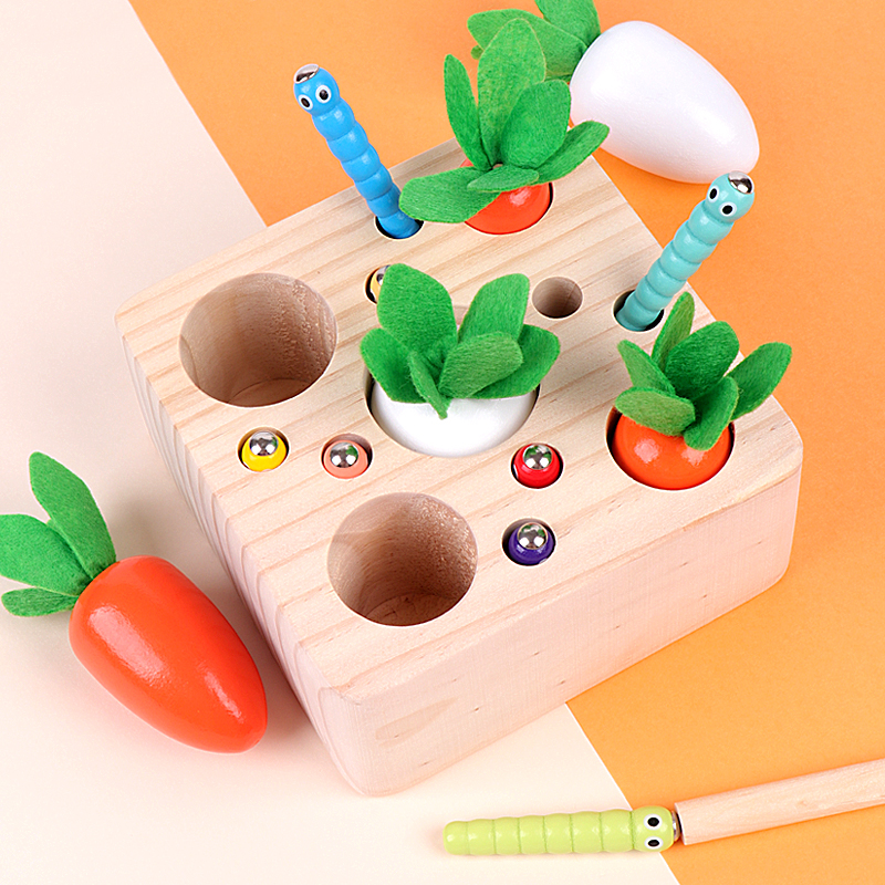 蒙氏早教益智过家家拔萝卜玩具