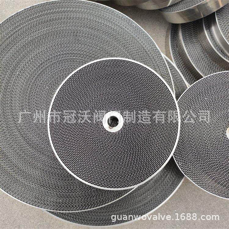 管道不锈钢304 316L波纹板阻火芯阻火片阻火器用阻火网圆形阻火盘