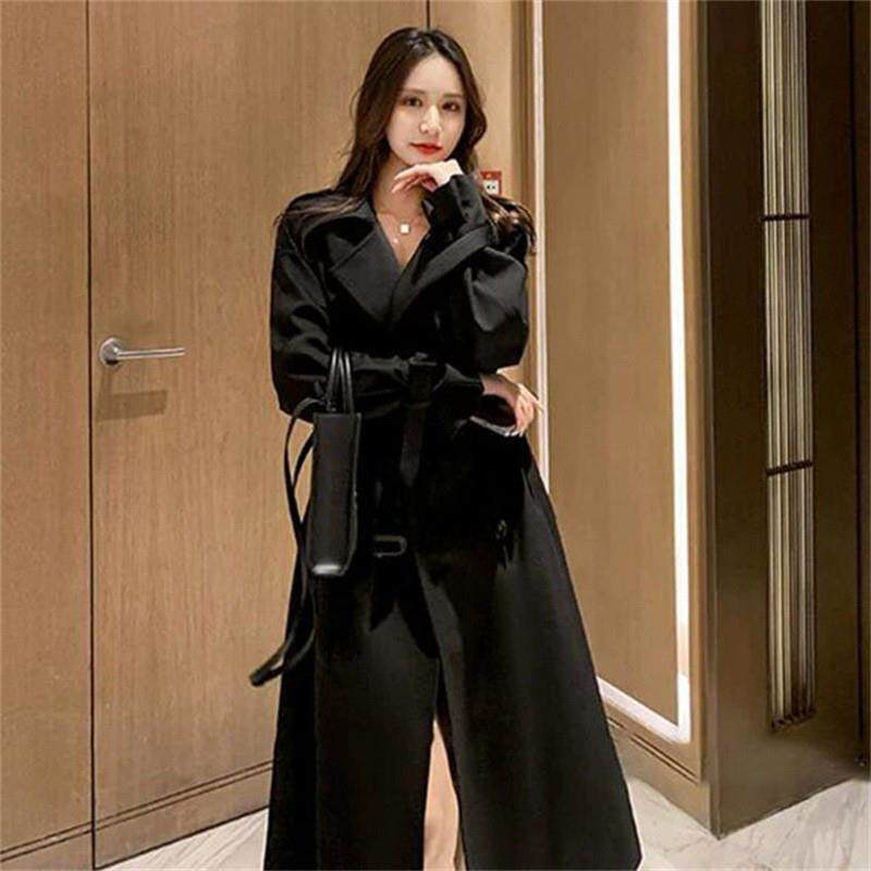 风衣外套女2026新款春秋英伦风中长款小个子早秋高级感卡其色大衣