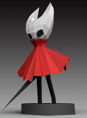 空洞骑士游戏周边hollow knight手办模型摆件3d立体手工DIY纸模型