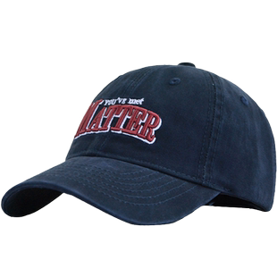 亲子款字母刺绣儿童棒球帽男女童美式运动弯檐宝宝鸭舌帽子显脸小