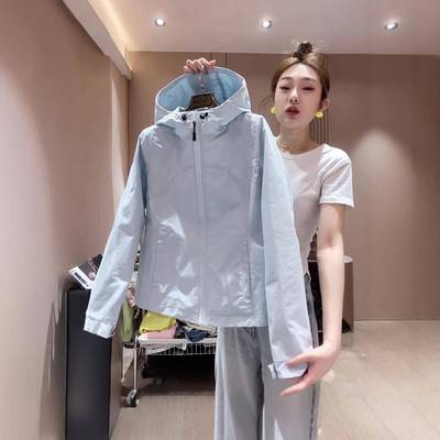 春夏薄款外套女短款小个子上衣2025新款女装收腰风衣夹克软壳时尚