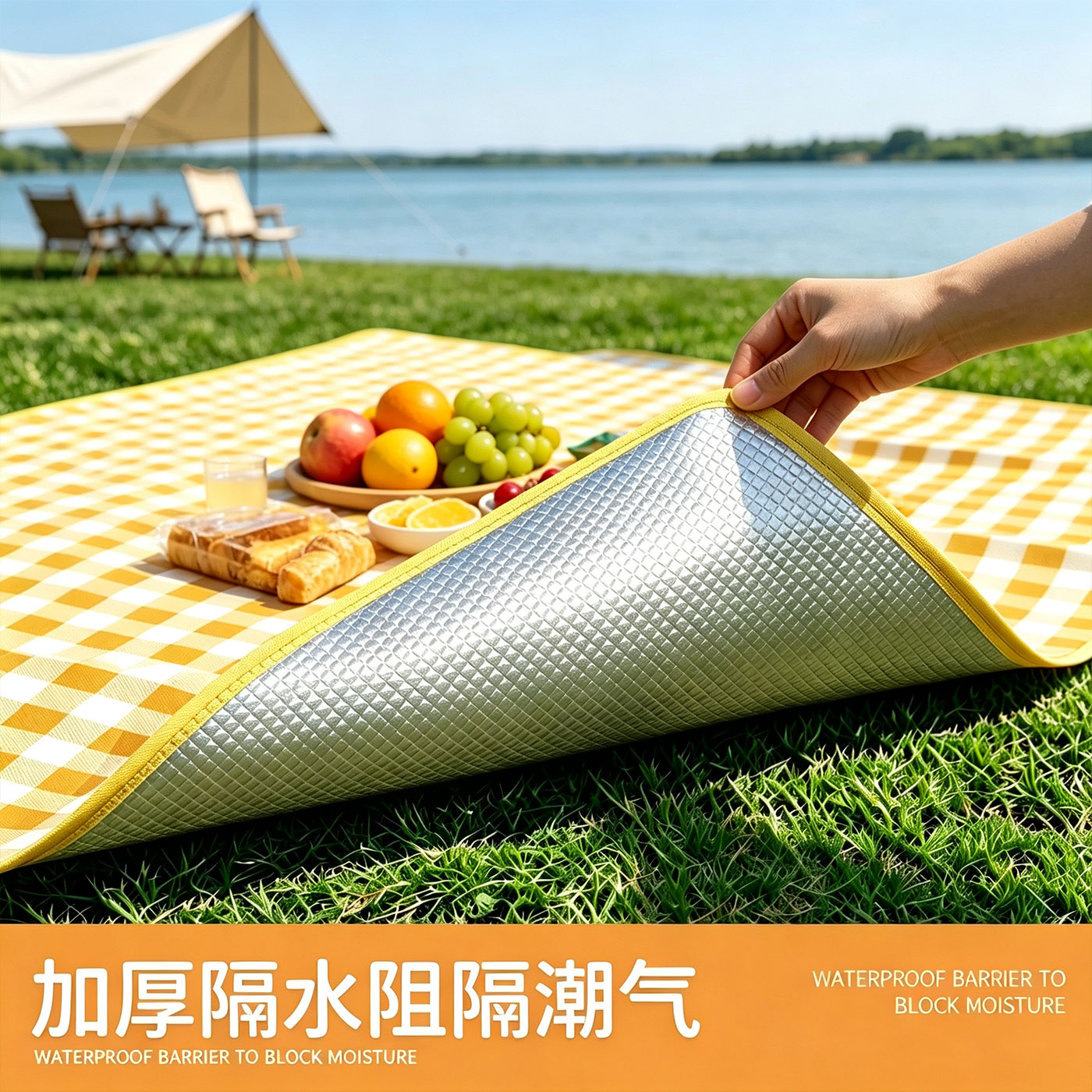 防潮加厚便携折叠户外野餐垫