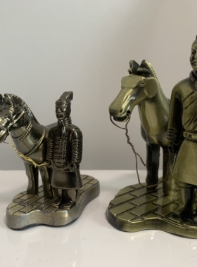 兵马俑小摆件陕西西安旅游纪念品特色工艺品出国礼品送老外金属