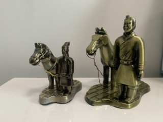 兵马俑小摆件陕西西安旅游纪念品特色工艺品出国礼品送老外金属
