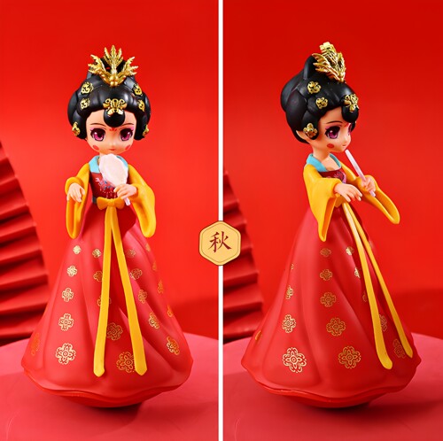 西安旅游文创纪念品车载公仔摆件