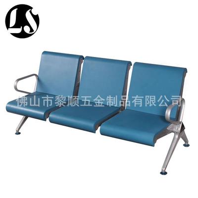 厂家定制机场候机厅等候椅高铁连排候车椅加厚连排休息椅PU款