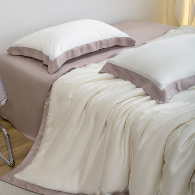 60支天丝四件套双面赛尔床笠