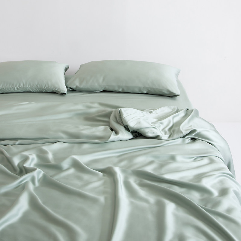 A类100S新疆长绒棉四件套纯棉贡缎被套全棉床单人床上用品三件套