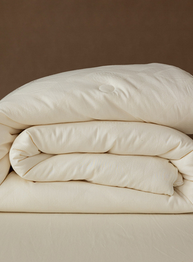 A类新疆长绒棉提花大豆纤维被子母加厚保暖春秋被芯被冬被宿舍