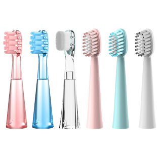 适用澳松电动牙刷头成人U5/儿童U6替换通用NVRL001/L002/软毛刷头