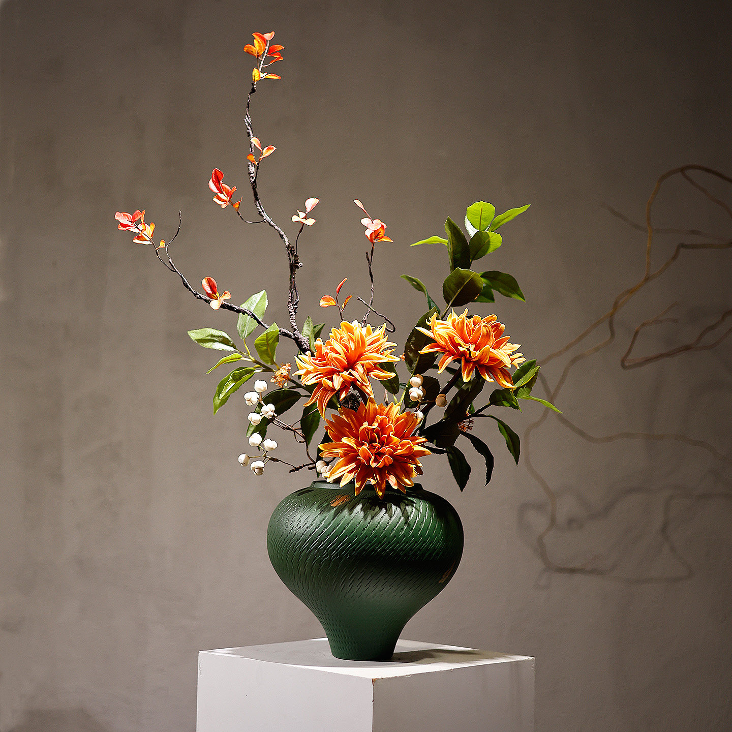 景德镇陶瓷花瓶摆件新中式家居客厅玄关酒店民宿宋式现代插花装饰,家居饰品,花瓶,淘宝优惠券,粉丝福利购,淘宝优惠卷